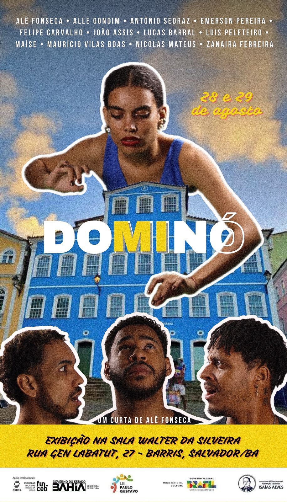 CARTAZ - DOMINÓ - Alê Fonseca